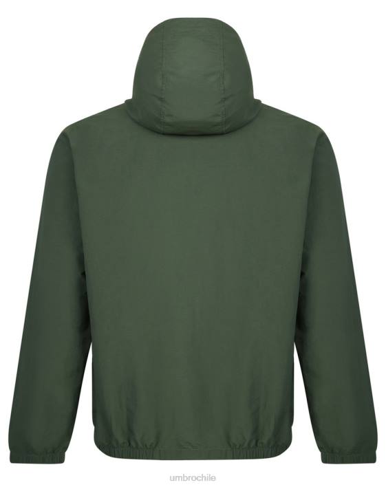 hombres Umbro kombu verde/ciprés anorak ropa FTXL248
