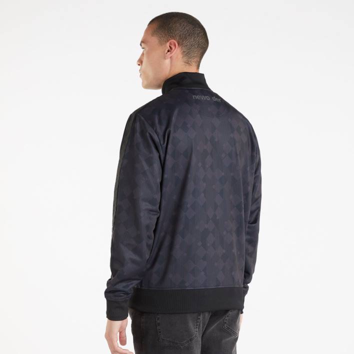 hombres Umbro negro chaqueta de celebración de nuevo orden ropa FTXL228