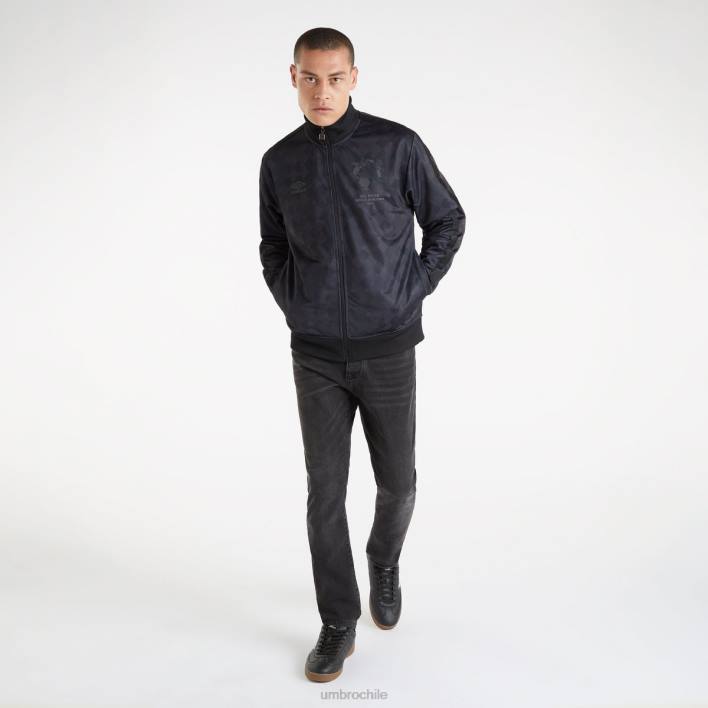 hombres Umbro negro chaqueta de celebración de nuevo orden ropa FTXL228