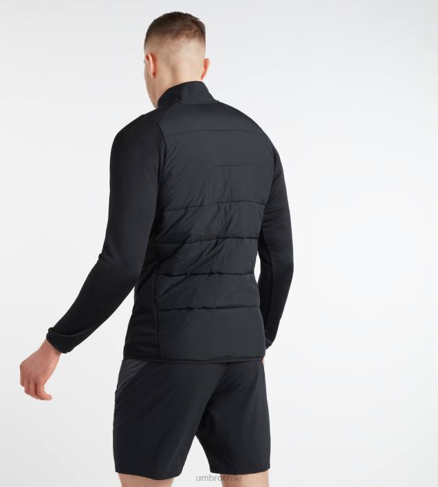 hombres Umbro negro chaqueta térmica ptf ropa FTXL241