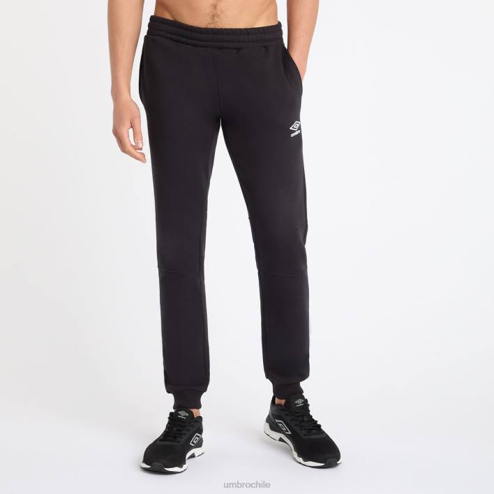 hombres Umbro blanco negro joggers ajustados centrales ropa FTXL176