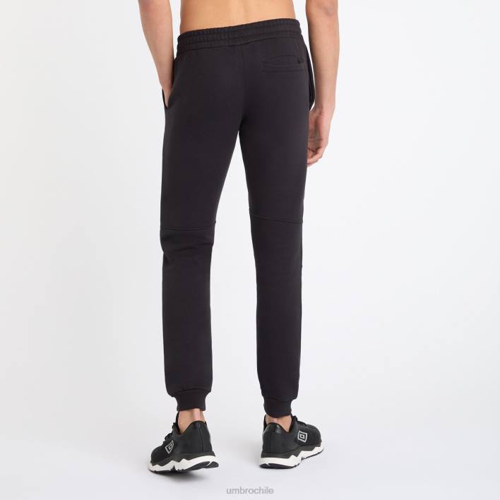 hombres Umbro blanco negro joggers ajustados centrales ropa FTXL176