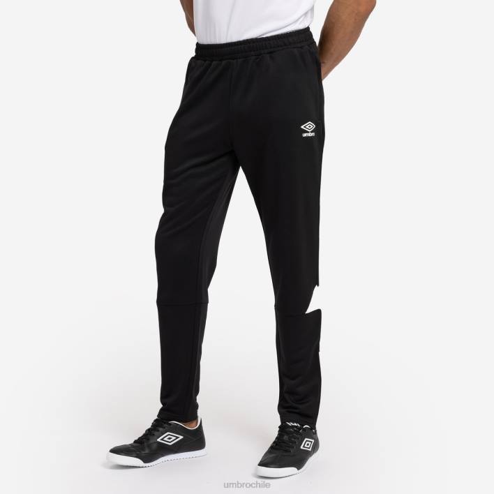 hombres Umbro blanco negro pantalón cónico de entrenamiento total ropa FTXL156