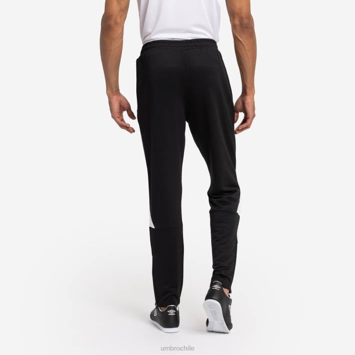 hombres Umbro blanco negro pantalón cónico de entrenamiento total ropa FTXL156