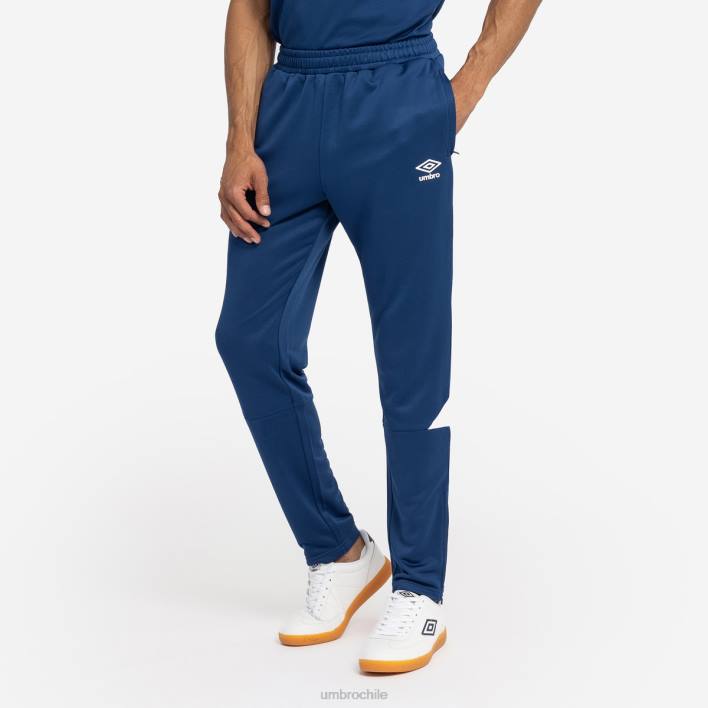hombres Umbro dos azul marino/blanco pantalón cónico de entrenamiento total ropa FTXL158