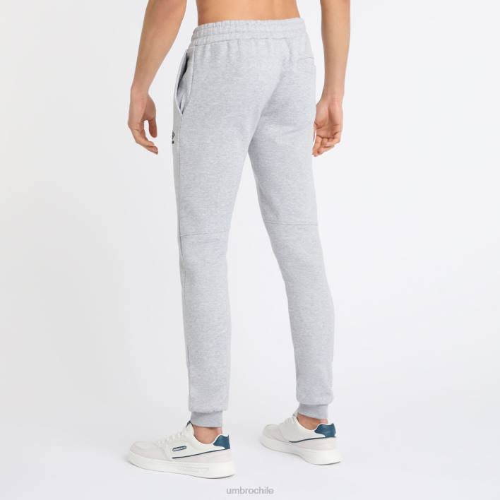 hombres Umbro gris jaspeado/azul universitario joggers ajustados centrales ropa FTXL175