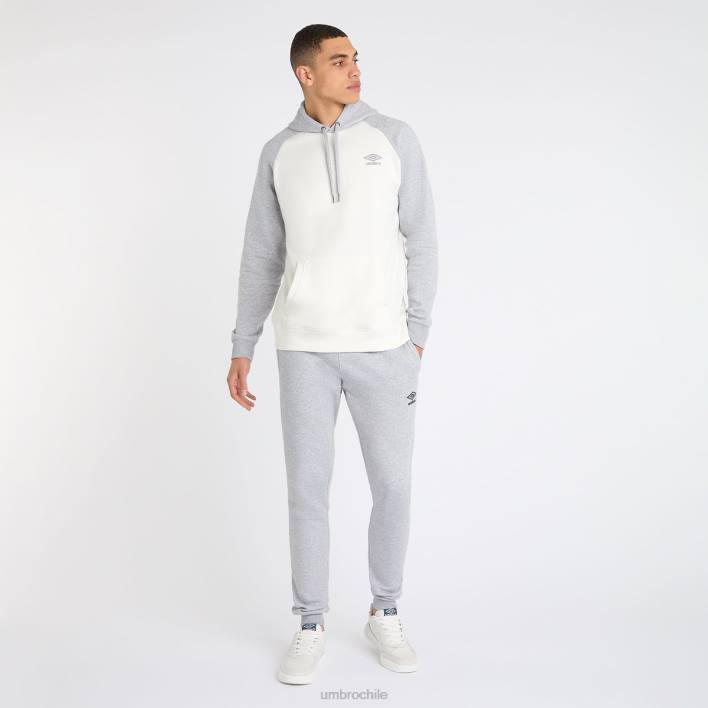 hombres Umbro gris jaspeado/azul universitario joggers ajustados centrales ropa FTXL175