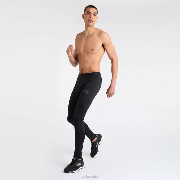hombres Umbro negro legging de entrenamiento profesional ropa FTXL181