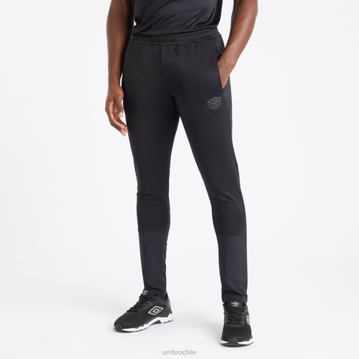hombres Umbro negro pantalón de entrenamiento profesional de poliéster ropa FTXL166