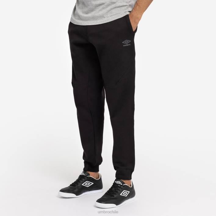 hombres Umbro negro pantalón pro polar elite ropa FTXL185
