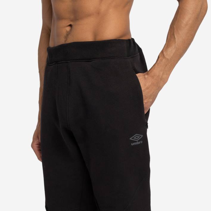 hombres Umbro negro pantalón pro polar elite ropa FTXL185