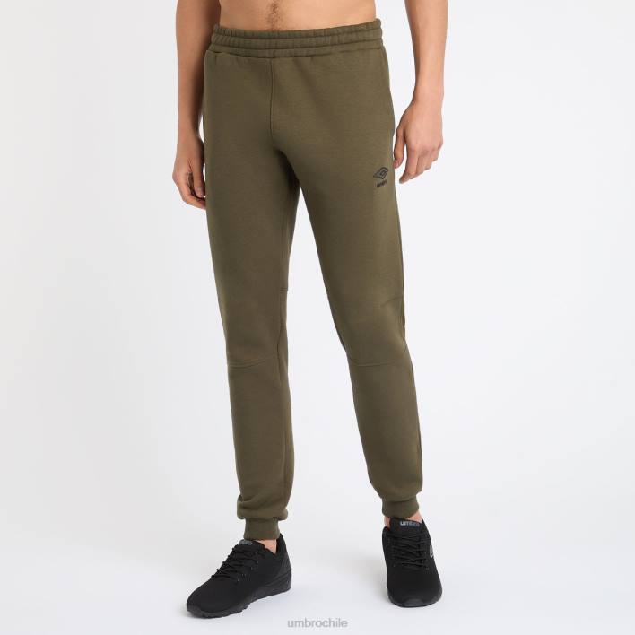 hombres Umbro noche del bosque/negro joggers ajustados centrales ropa FTXL178