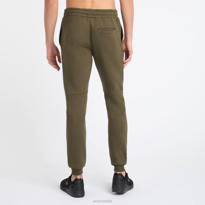 hombres Umbro noche del bosque/negro joggers ajustados centrales ropa FTXL178