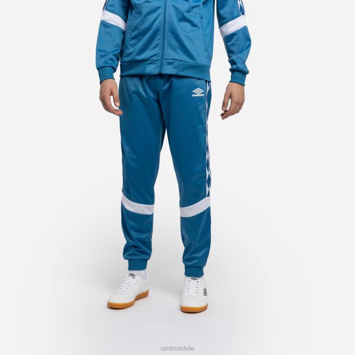 hombres Umbro vallarta azul/blanco pantalones de tricot con cinta de diamantes ropa FTXL180