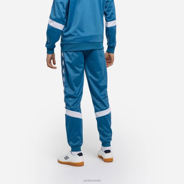 hombres Umbro vallarta azul/blanco pantalones de tricot con cinta de diamantes ropa FTXL180