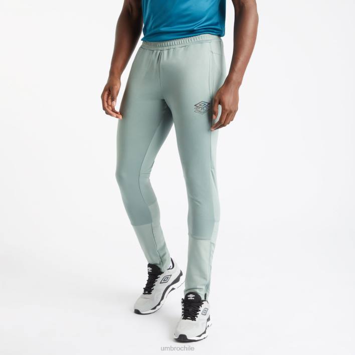 hombres Umbro verde chino pantalón de entrenamiento profesional de poliéster ropa FTXL167