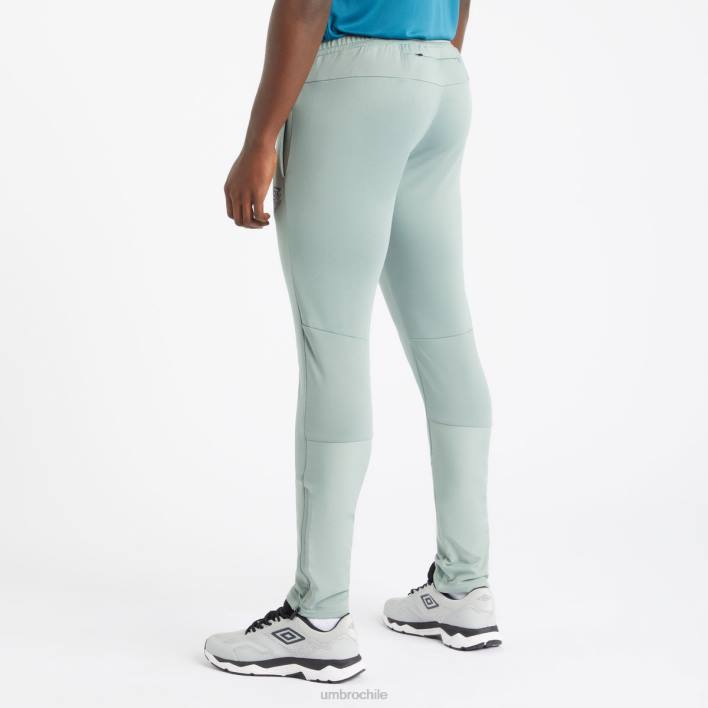 hombres Umbro verde chino pantalón de entrenamiento profesional de poliéster ropa FTXL167