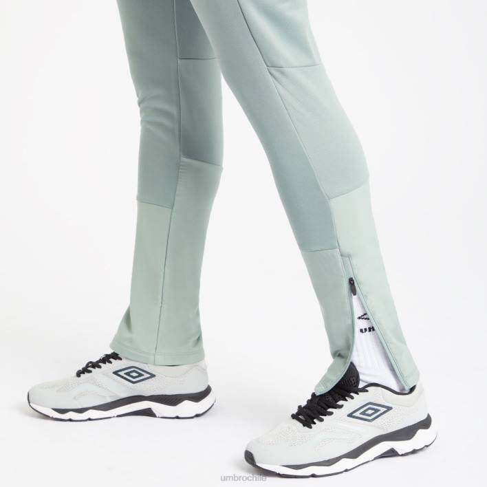 hombres Umbro verde chino pantalón de entrenamiento profesional de poliéster ropa FTXL167