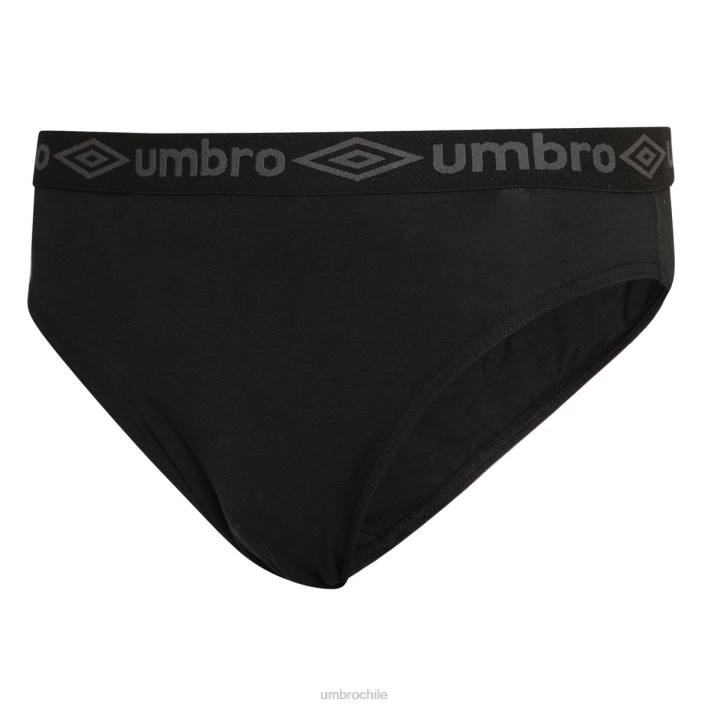 hombres Umbro negro pack de 3 calzoncillos lisos ropa FTXL256
