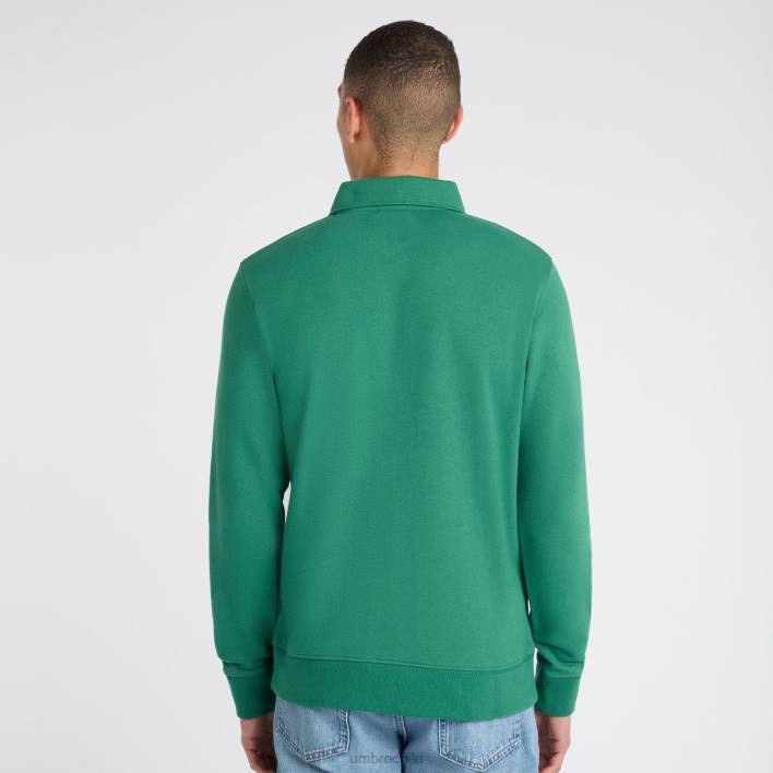 hombres Umbro abeto/crudo sudadera polo ropa FTXL105