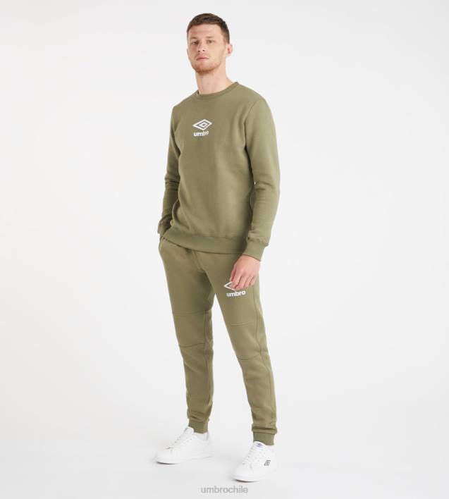 hombres Umbro capuleto/blanco sudor con emblema de estilo activo ropa FTXL123