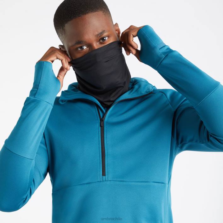 hombres Umbro corales azules sudadera con capucha pro Training Elite con media cremallera ropa FTXL148