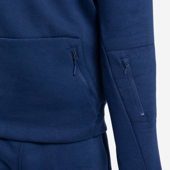 hombres Umbro dos azul marino sudadera pro polar elite ropa FTXL152