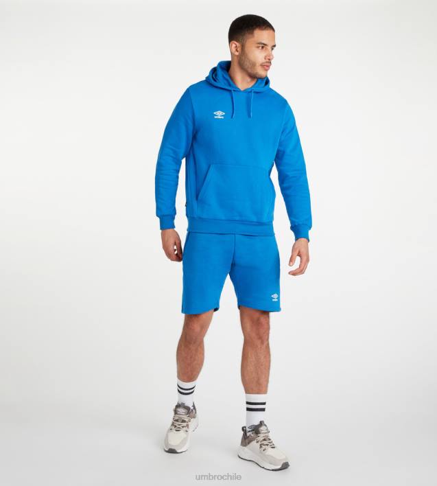 hombres Umbro dos real/blanco club de ocio con capucha ropa FTXL132