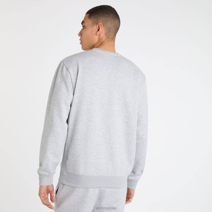 hombres Umbro gris jaspeado/azul universitario sudor central ropa FTXL115