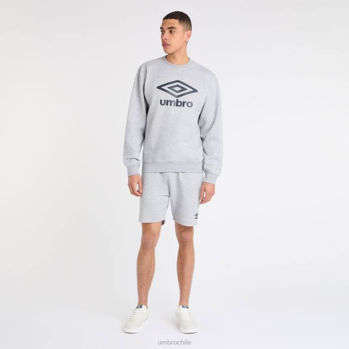 hombres Umbro gris jaspeado/azul universitario sudor central ropa FTXL115