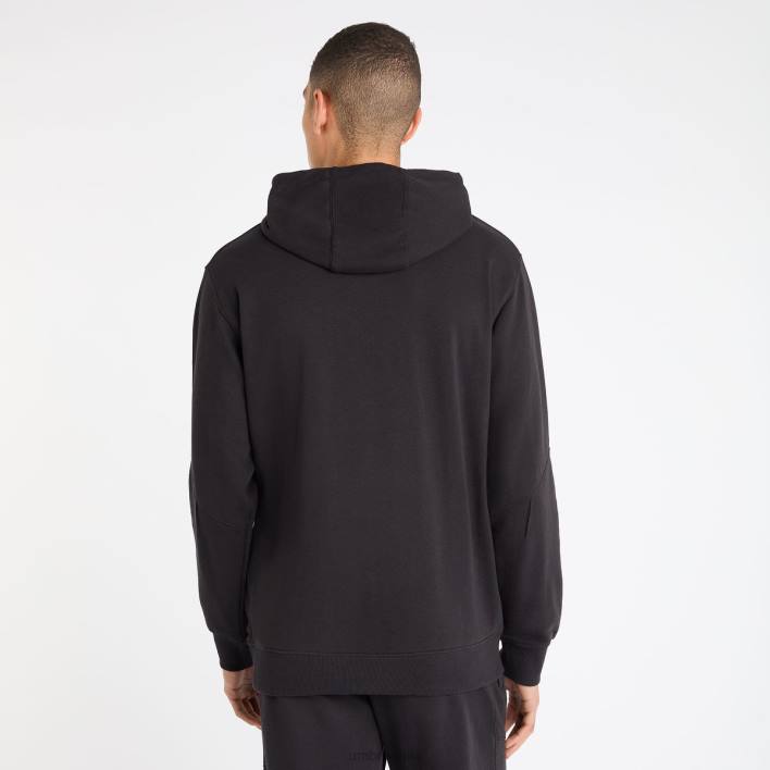hombres Umbro negro capucha estilo deportivo ropa FTXL108