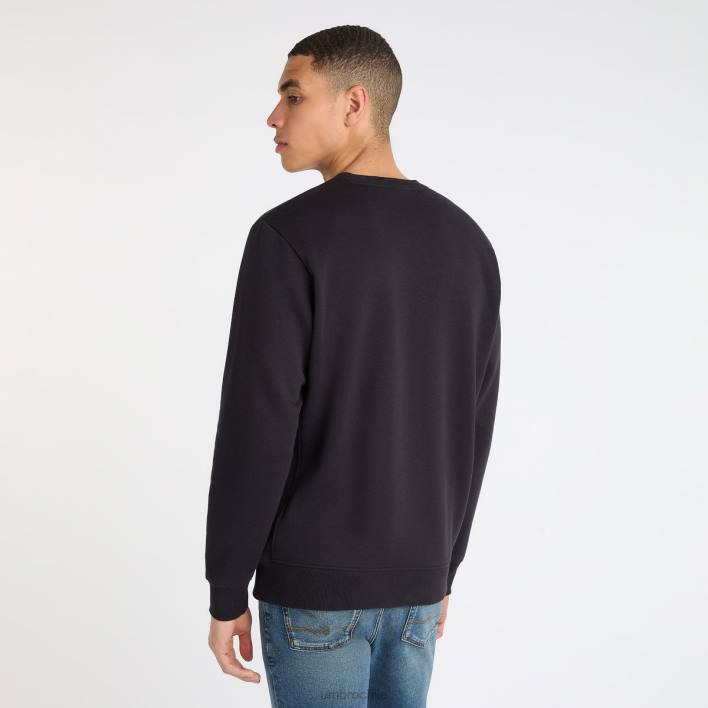 hombres Umbro negro/encanto sudor central ropa FTXL116