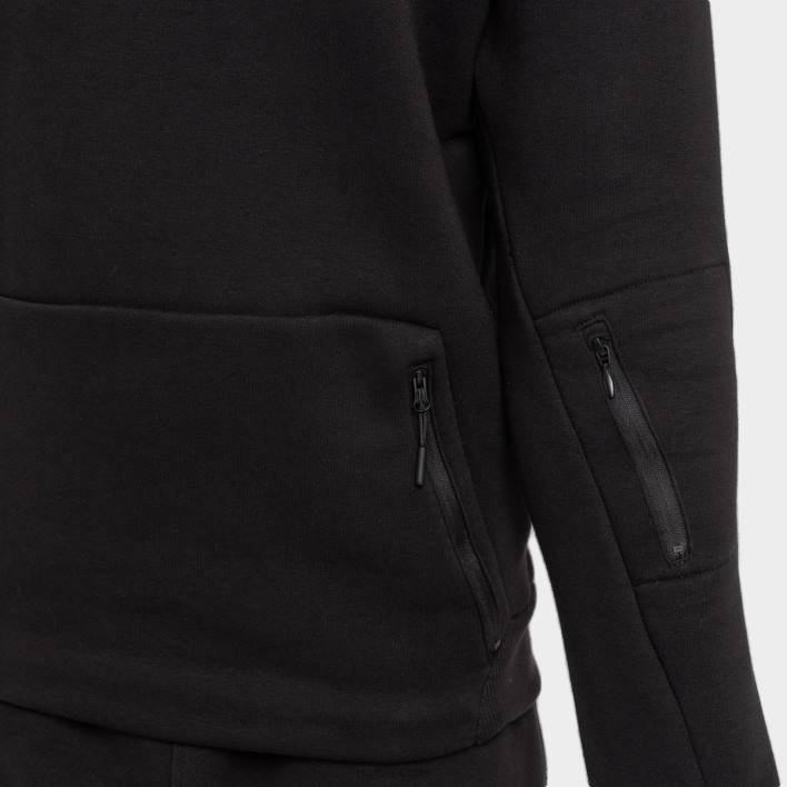 hombres Umbro negro sudadera pro polar elite ropa FTXL153