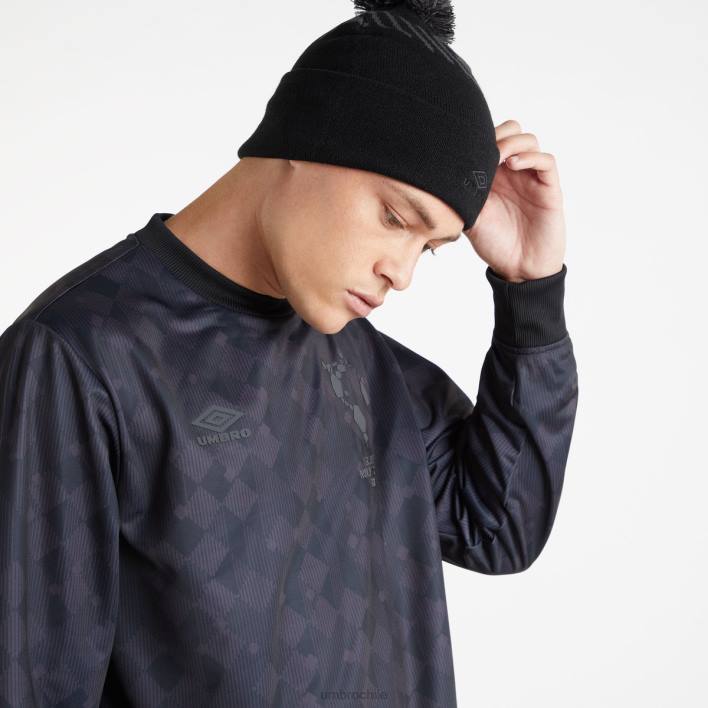 hombres Umbro negro sudor apagón nuevo orden ropa FTXL125