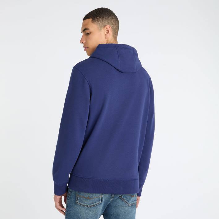 hombres Umbro vela de medianoche/crudo sudadera con capucha y cremallera ropa FTXL106