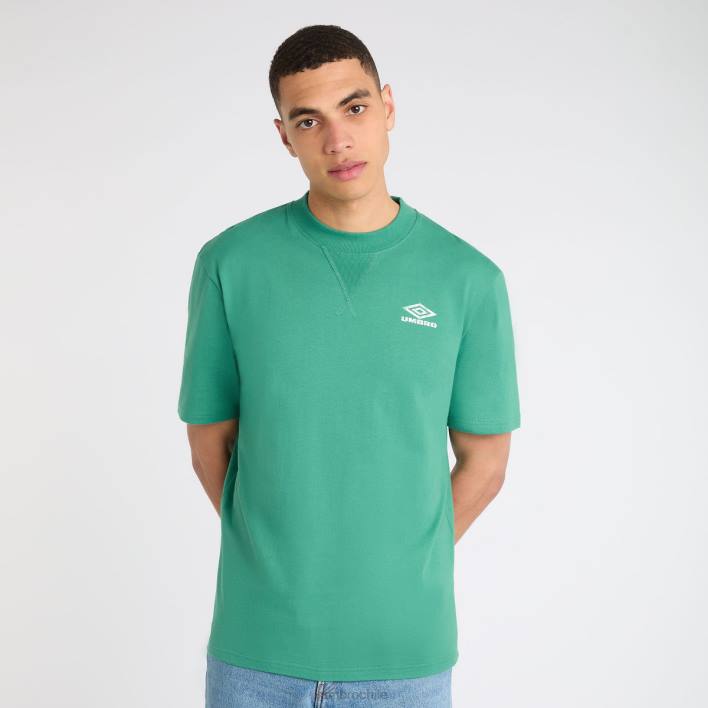 hombres Umbro abeto/crudo camiseta relajada ropa FTXL46
