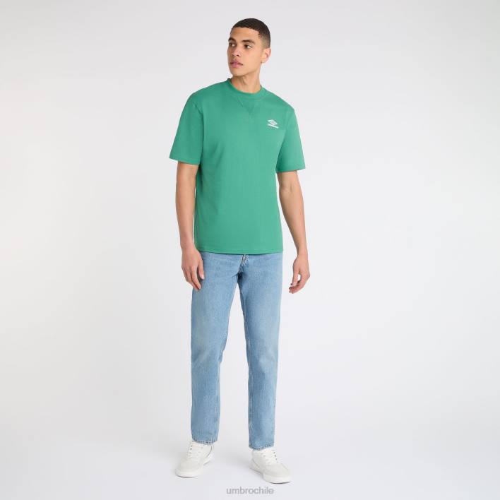 hombres Umbro abeto/crudo camiseta relajada ropa FTXL46