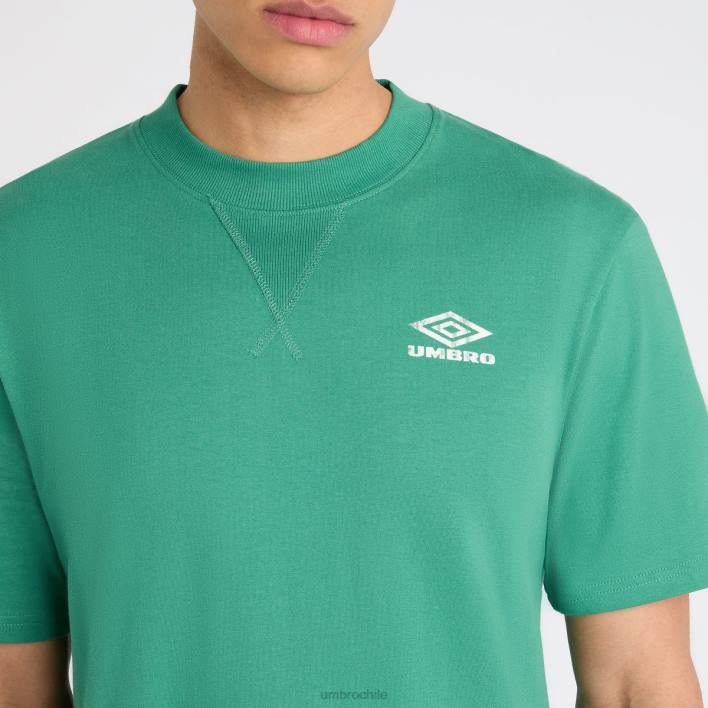 hombres Umbro abeto/crudo camiseta relajada ropa FTXL46