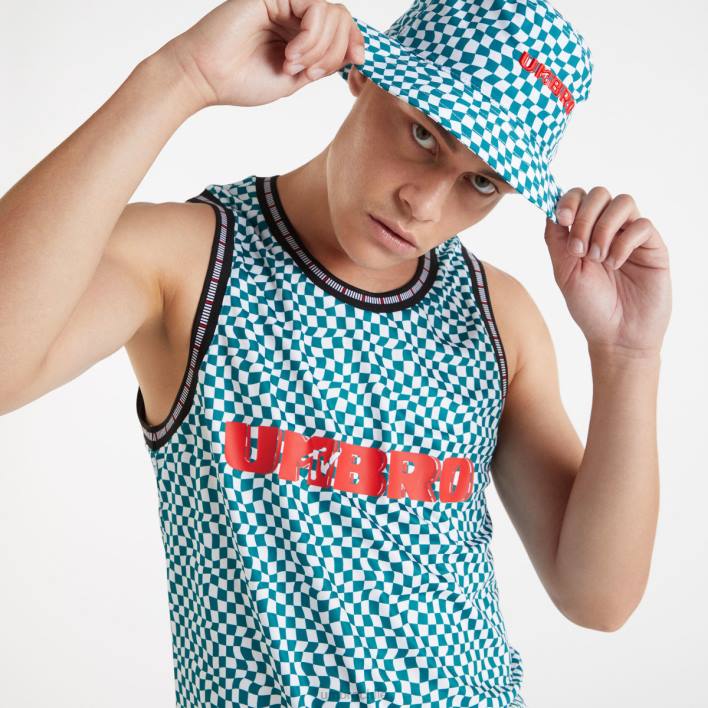 hombres Umbro abeto sombreado/blanco brillante chaleco mtv ropa FTXL23