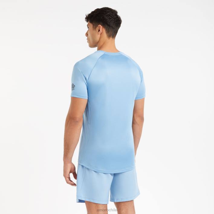 hombres Umbro atractivo/blanco brillante camiseta gráfica de entrenamiento profesional ropa FTXL29