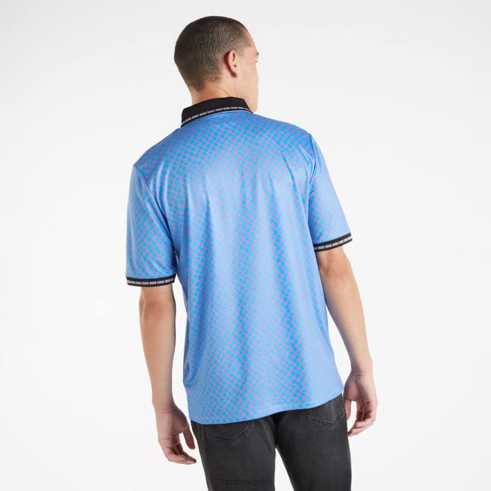 hombres Umbro azul malibu/reyezuelo hada camiseta mtv ropa FTXL93