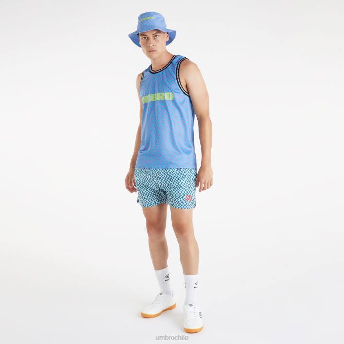 hombres Umbro azul malibu/reyezuelo hada chaleco mtv ropa FTXL25