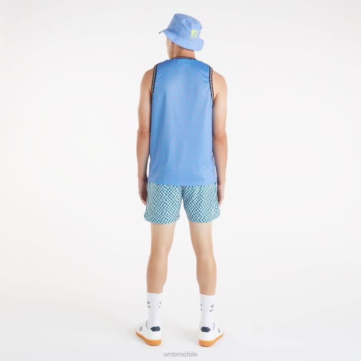 hombres Umbro azul malibu/reyezuelo hada chaleco mtv ropa FTXL25