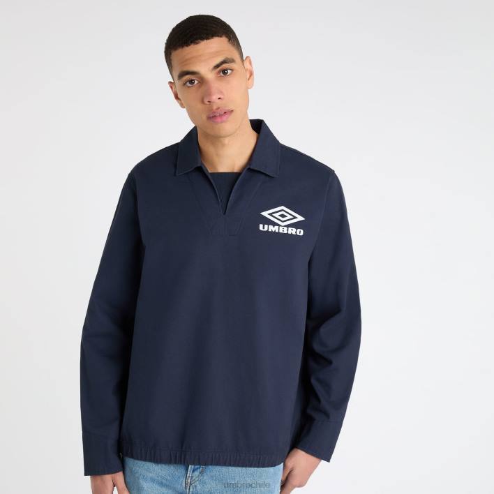 hombres Umbro azul marino oscuro parte superior del taladro ropa FTXL31