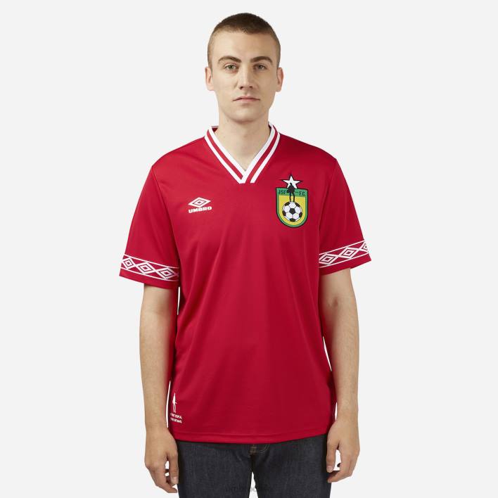 hombres Umbro bermellón/blanco camiseta de la fundación joe strummer ropa FTXL55