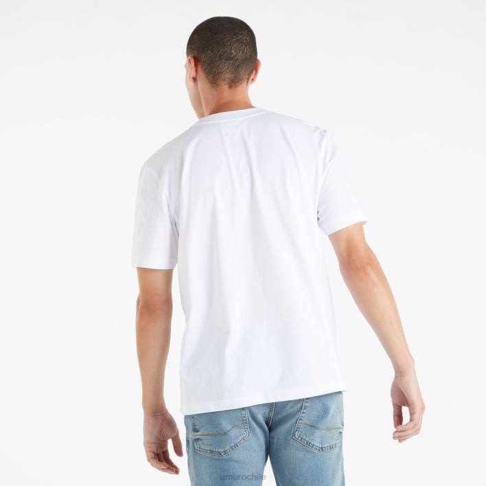 hombres Umbro blanco brillante camiseta gráfica mtv ropa FTXL20