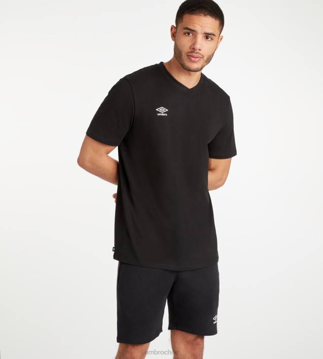 hombres Umbro blanco negro camiseta club de ocio ropa FTXL51