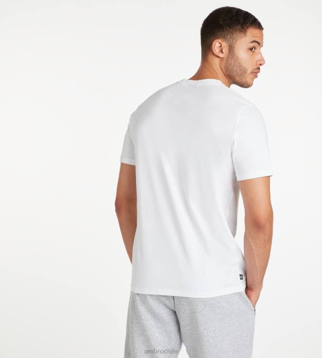 hombres Umbro blanco negro camiseta club de ocio ropa FTXL54