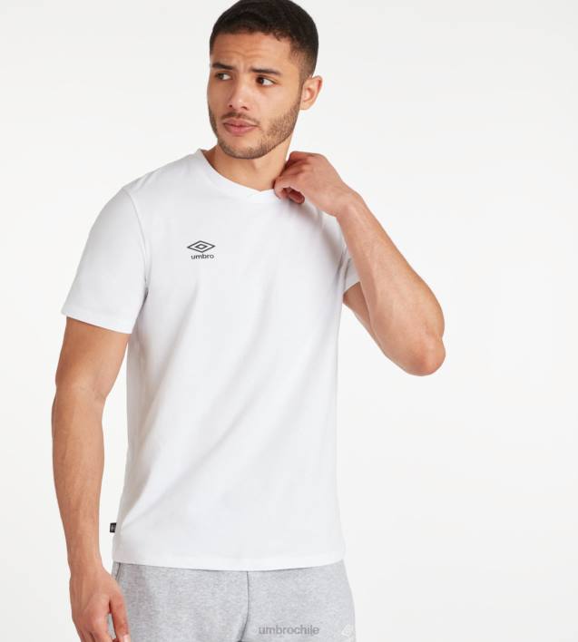 hombres Umbro blanco negro camiseta club de ocio ropa FTXL54