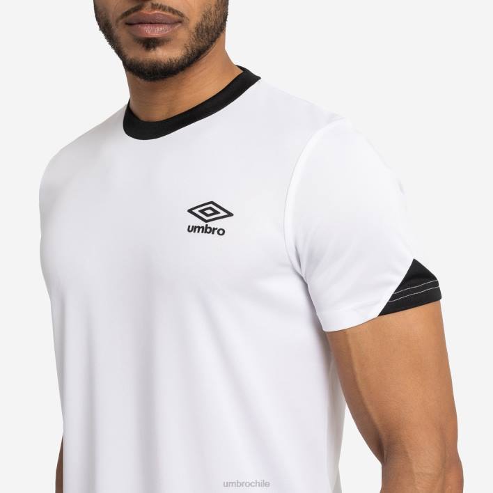 hombres Umbro blanco negro camiseta de entrenamiento total ropa FTXL68